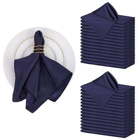 navy linen napkins bulk